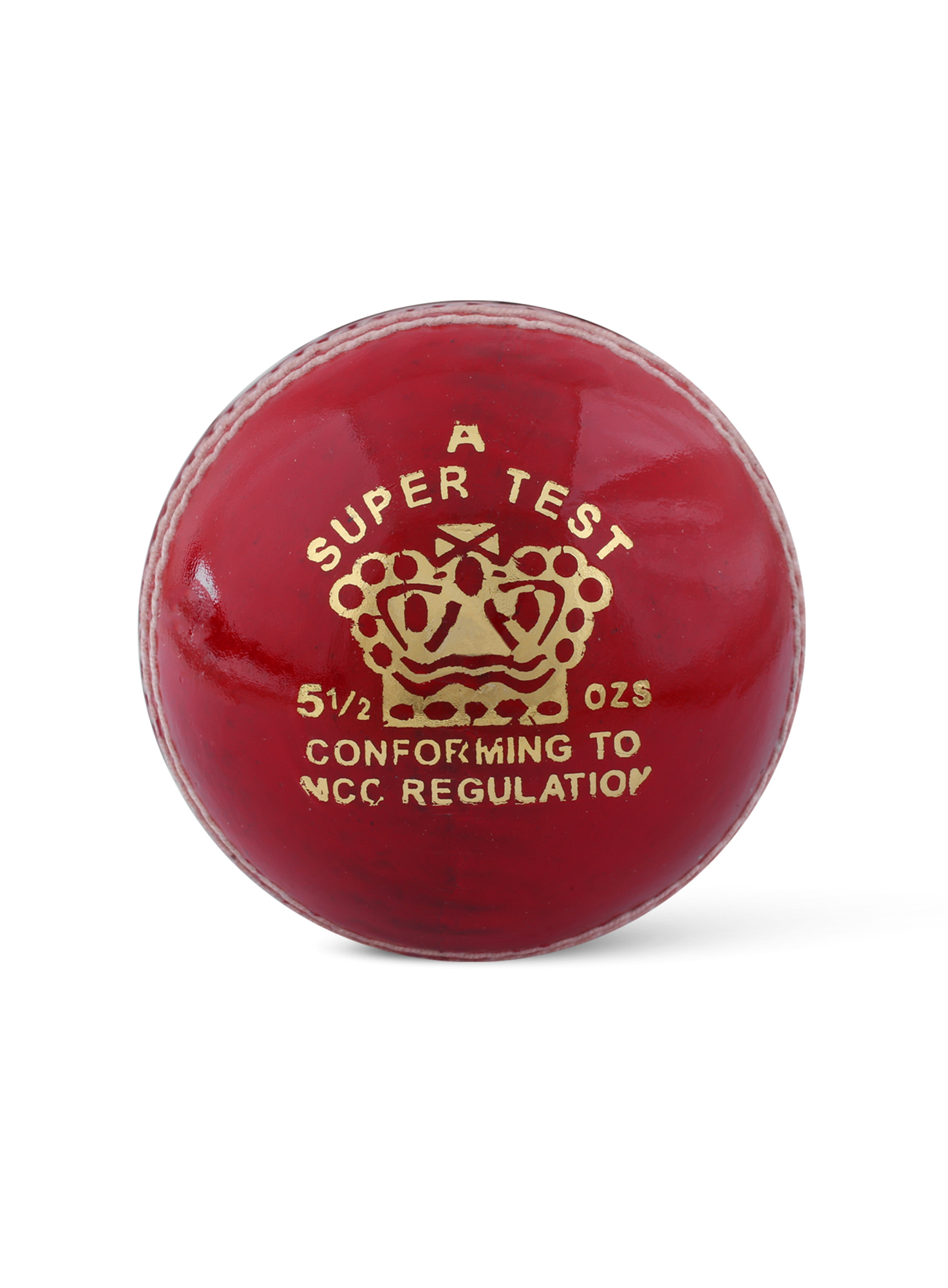 Custom Red Cricket Hard Ball Design 1