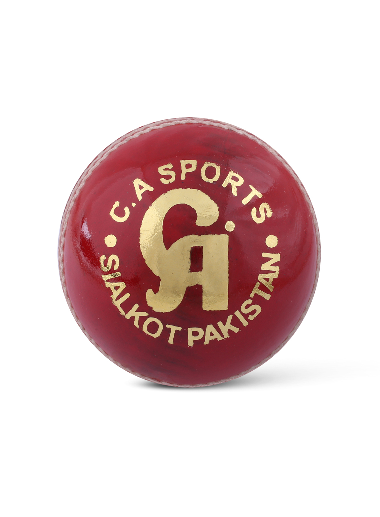 Custom Red Cricket Hard Ball Design 2
