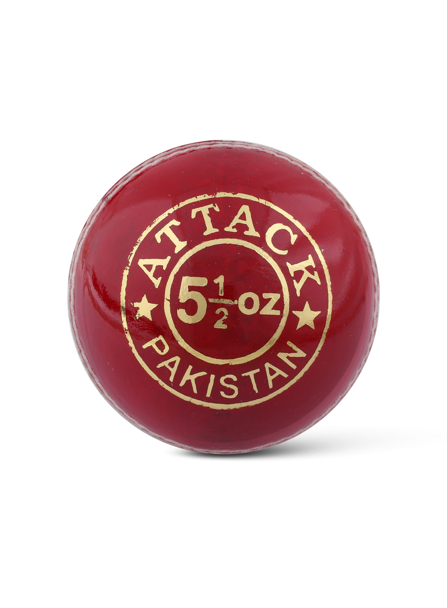 Custom Red Cricket Hard Ball Design 2